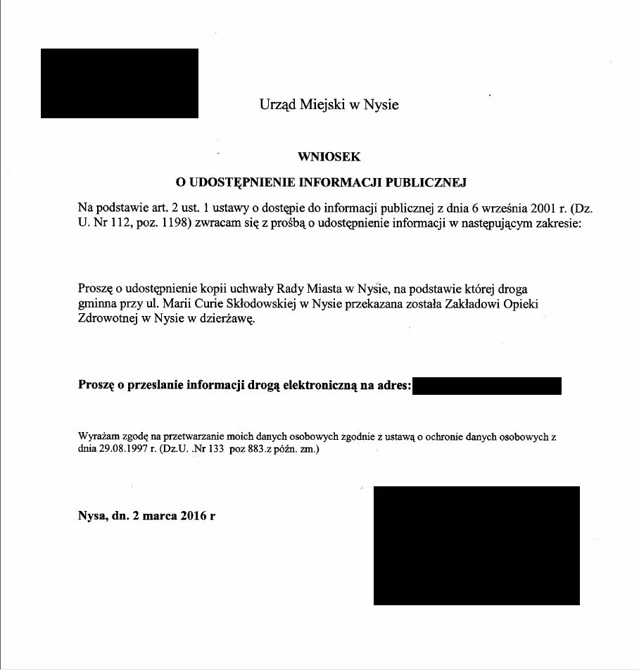 Czy trzeba odpowiadać na wniosek o udostępnienie informacji publicznej?