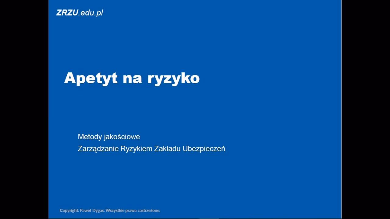 Jak określić apetyt na ryzyko?