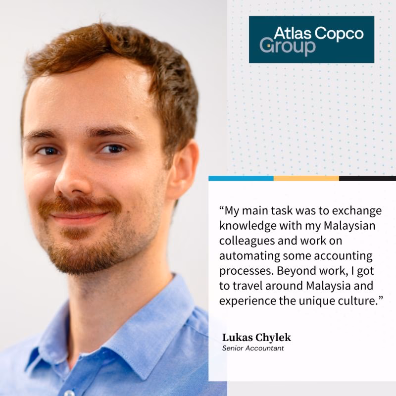 Kim jest dyrektor finansowy firmy Atlas Copco?