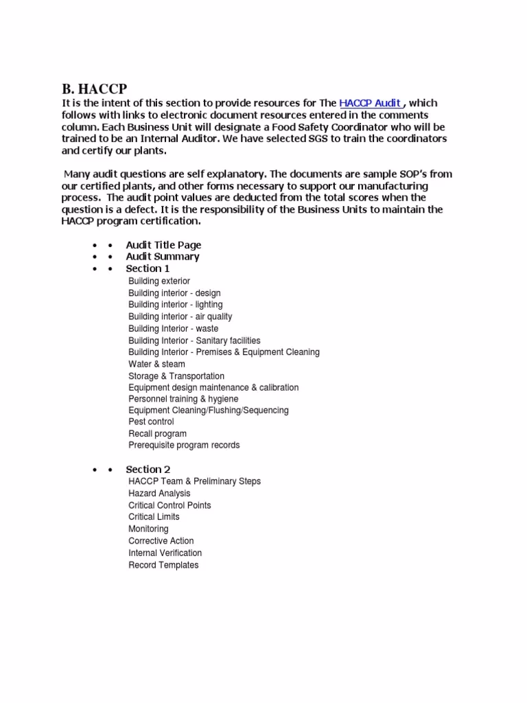 What does HACCP mean?