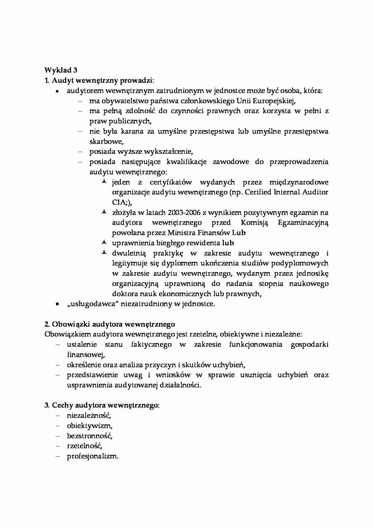 Dlaczego nazywa się to pojedynczym audytem?