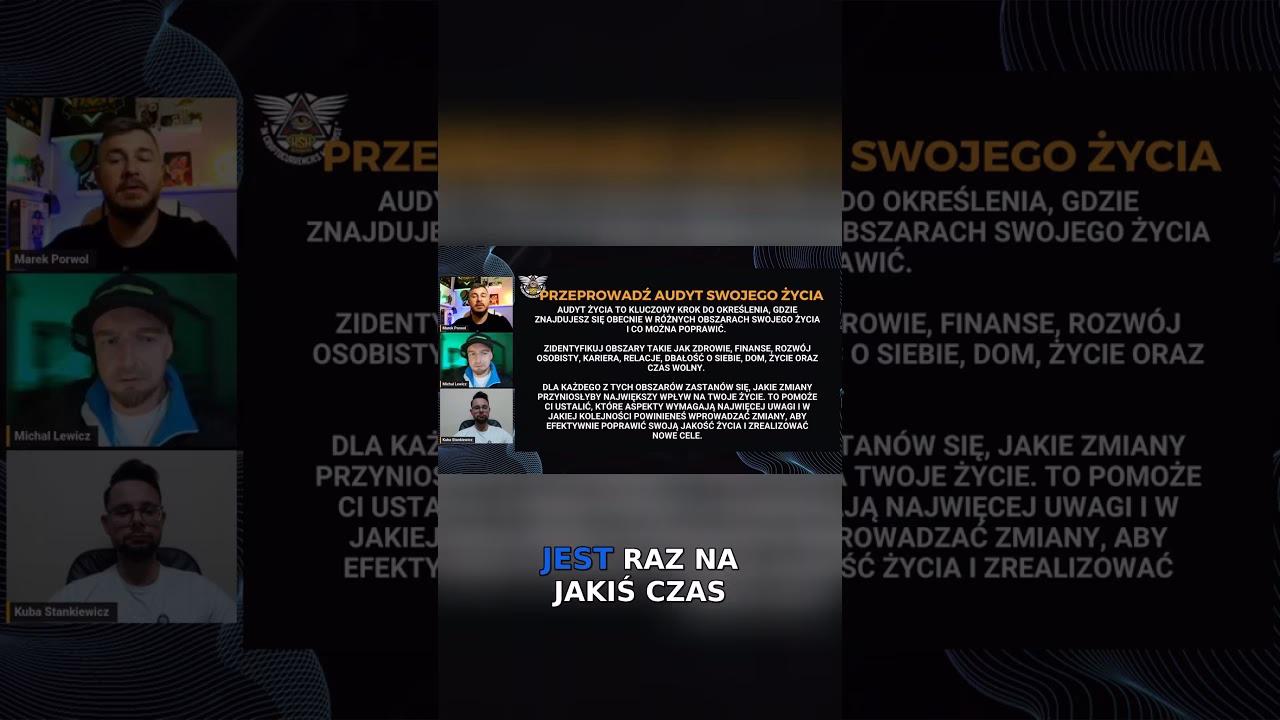 Co oznacza audyt swojego życia?