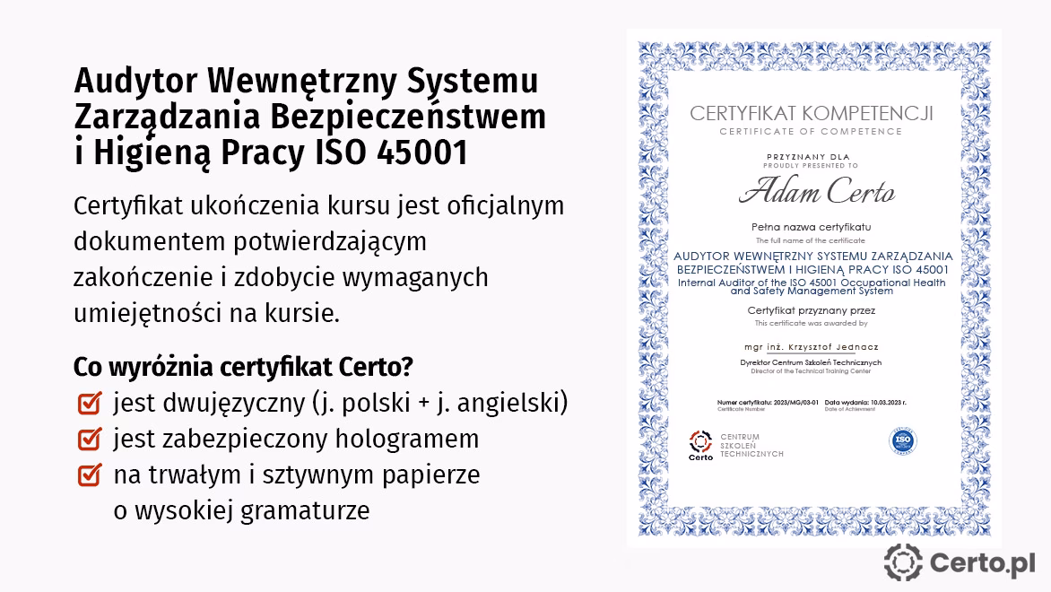 Jak uzyskać certyfikat zarządzania bezpieczeństwem?