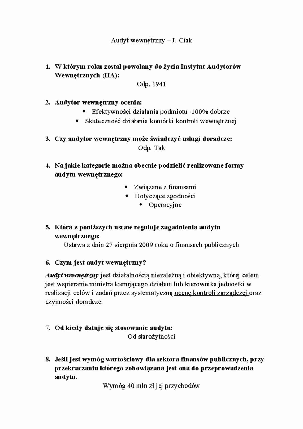 Czy audytor może być doradcą?