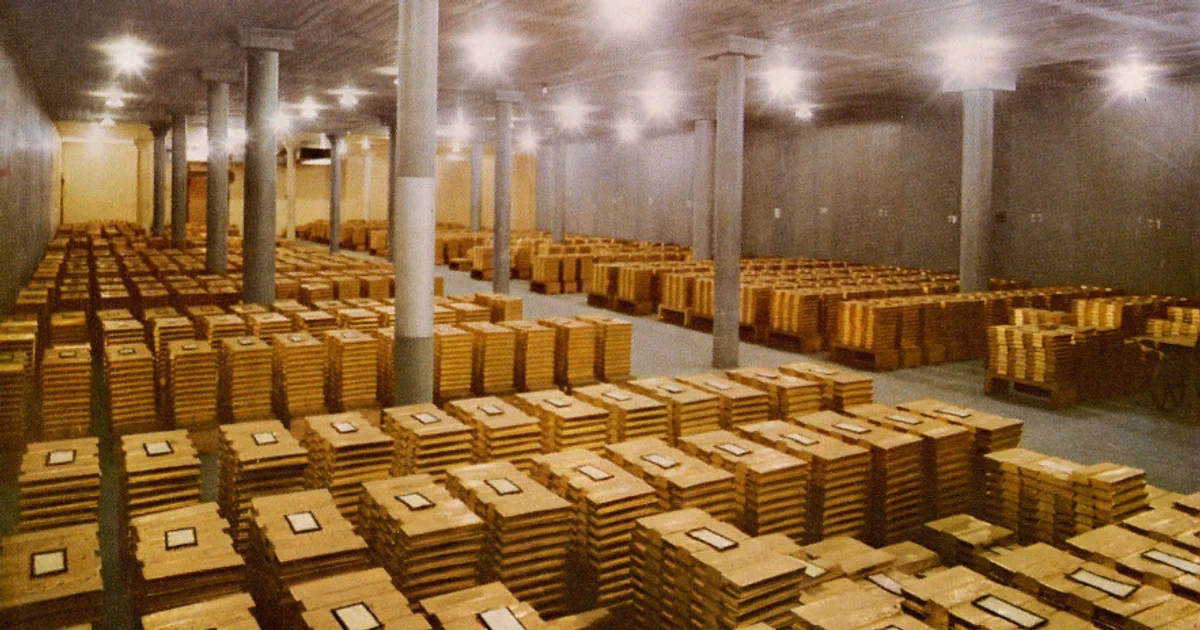 Co stało się z rezerwami złota w Wielkiej Brytanii?