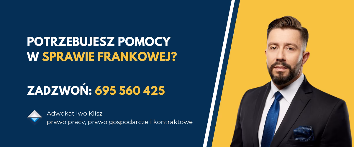 Jaki może być powód, że Frankowicz przegrywa w sądzie?