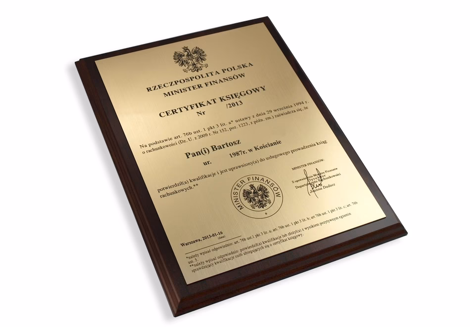 Czy biuro rachunkowe musi mieć certyfikat?