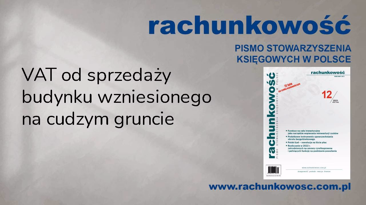 Kto płaci podatek za budynek na cudzym gruncie?