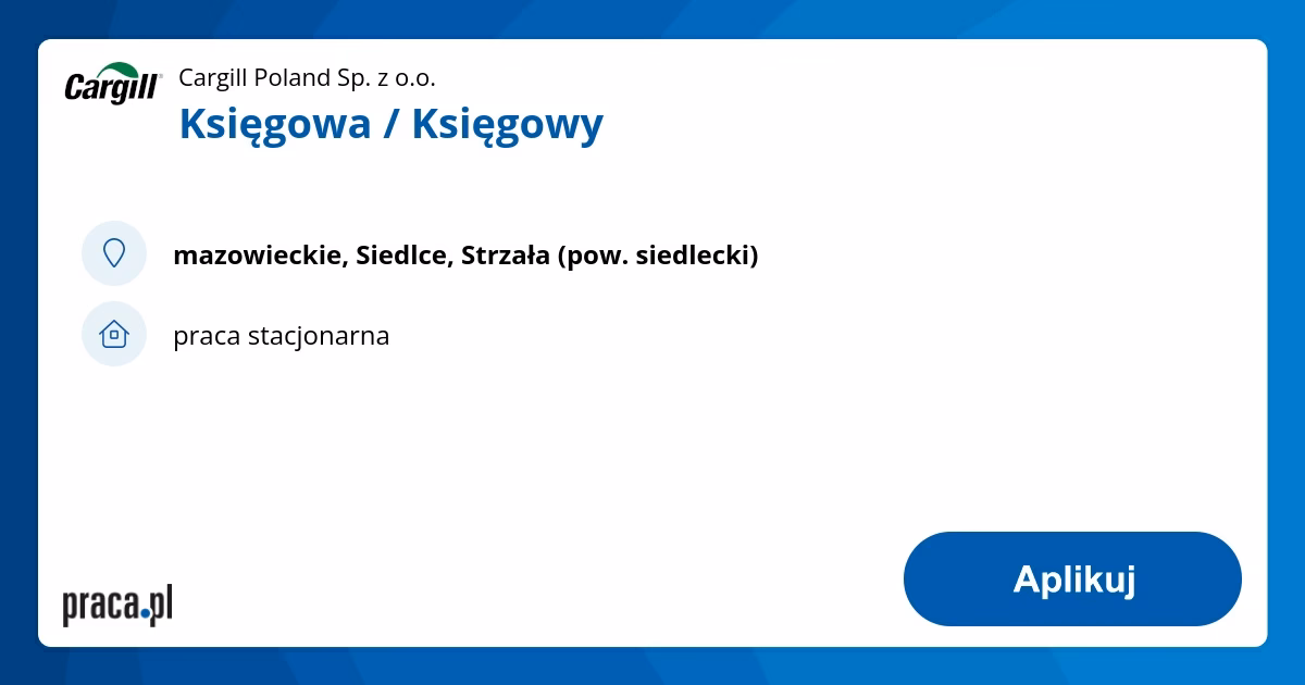 Jak wysłać e-mail do firmy Cargill?