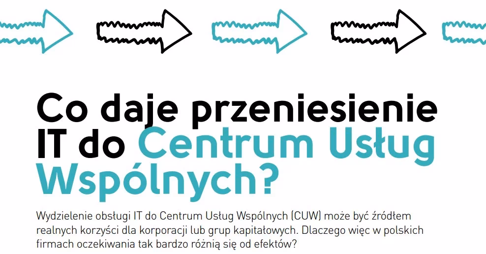 Na czym polega model Centrum Usług Wspólnych?