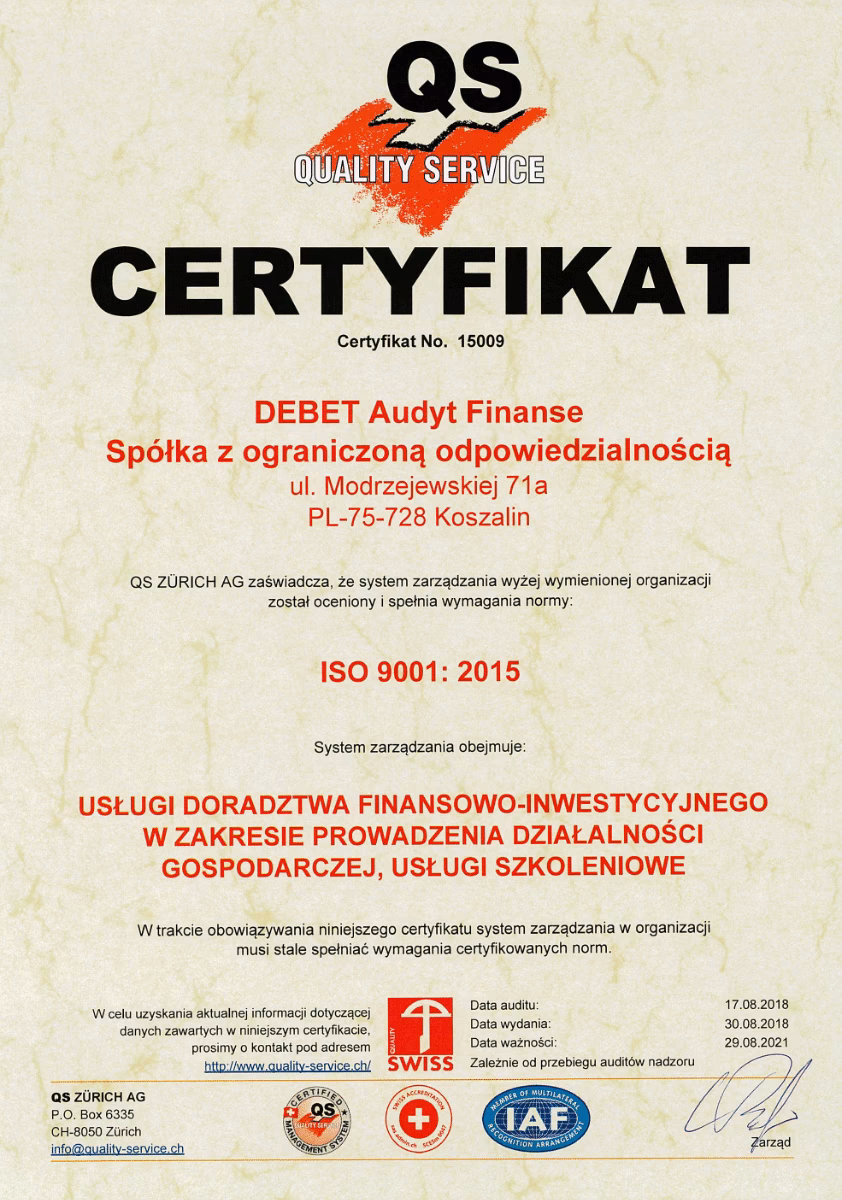 Czym jest certyfikowany audyt finansowy?