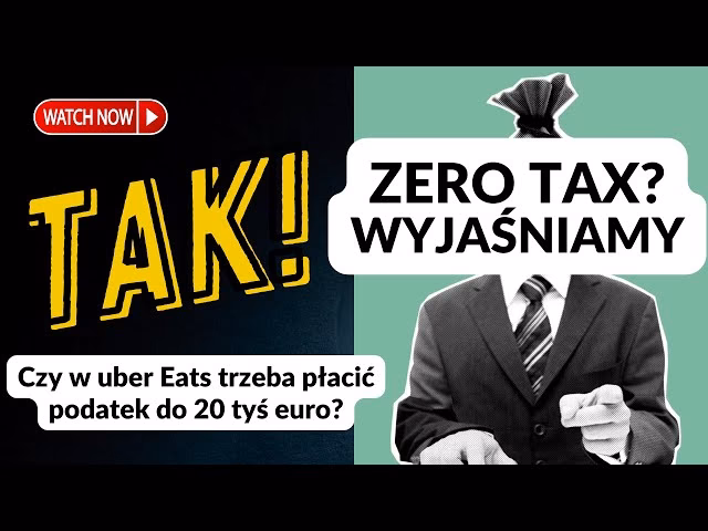 Czy Uber Eats nalicza podatek od sprzedaży?