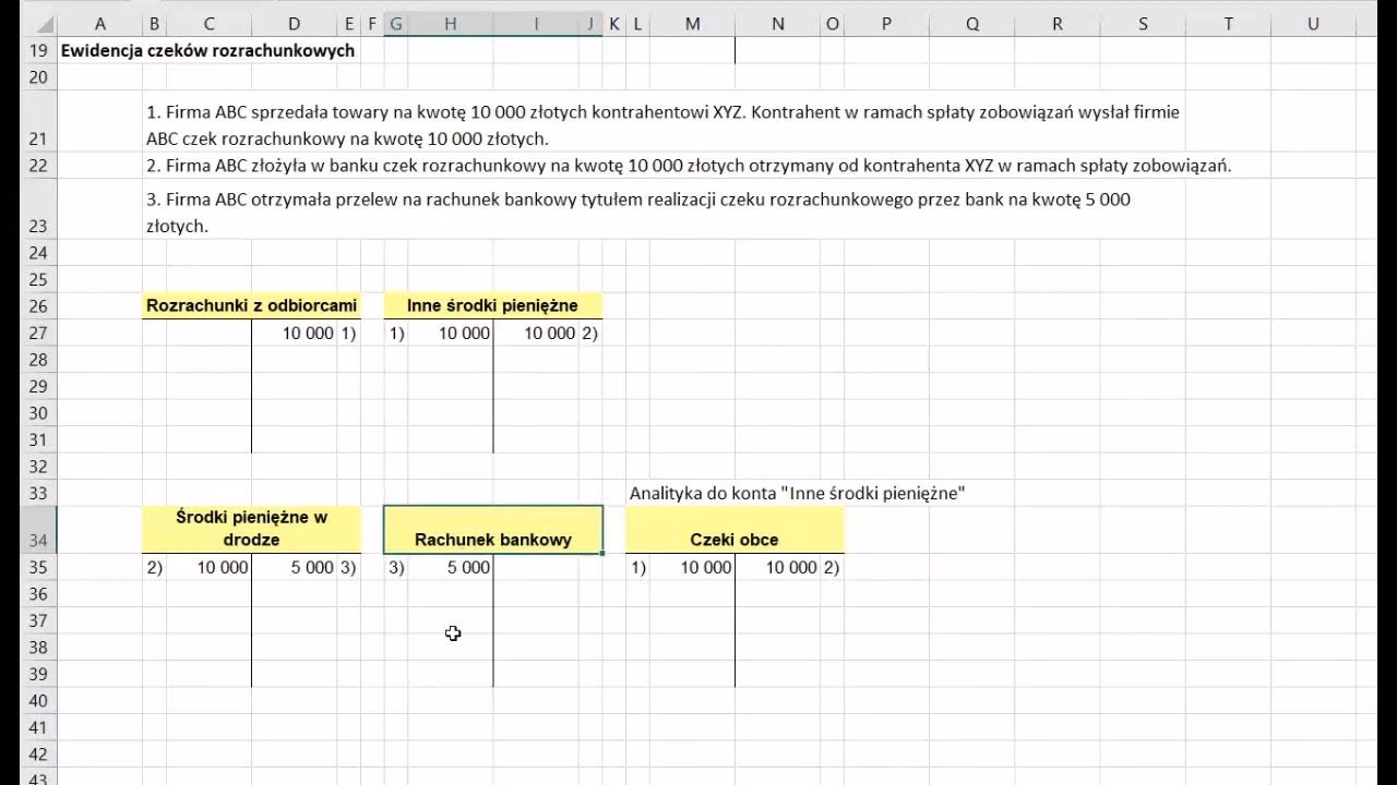 Co to jest czek rozrachunkowy?