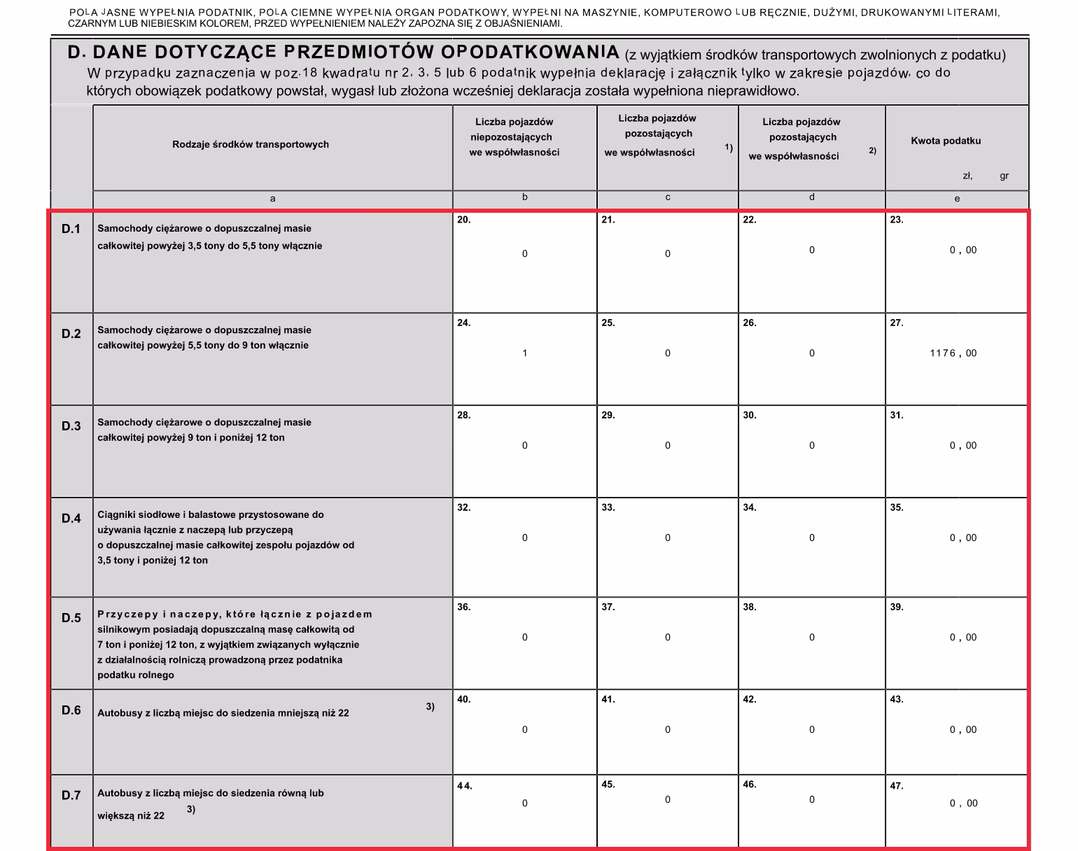 Czy zakup przyczepy rolniczej trzeba zgłaszać do urzędu skarbowego?