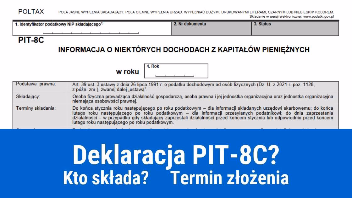 Czy PIT-8C rozlicza się automatycznie?