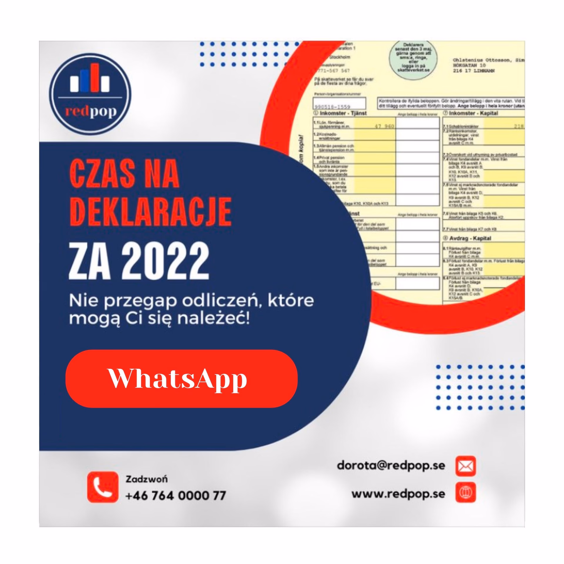 Kiedy jest deklaracja podatkowa w Szwecji?