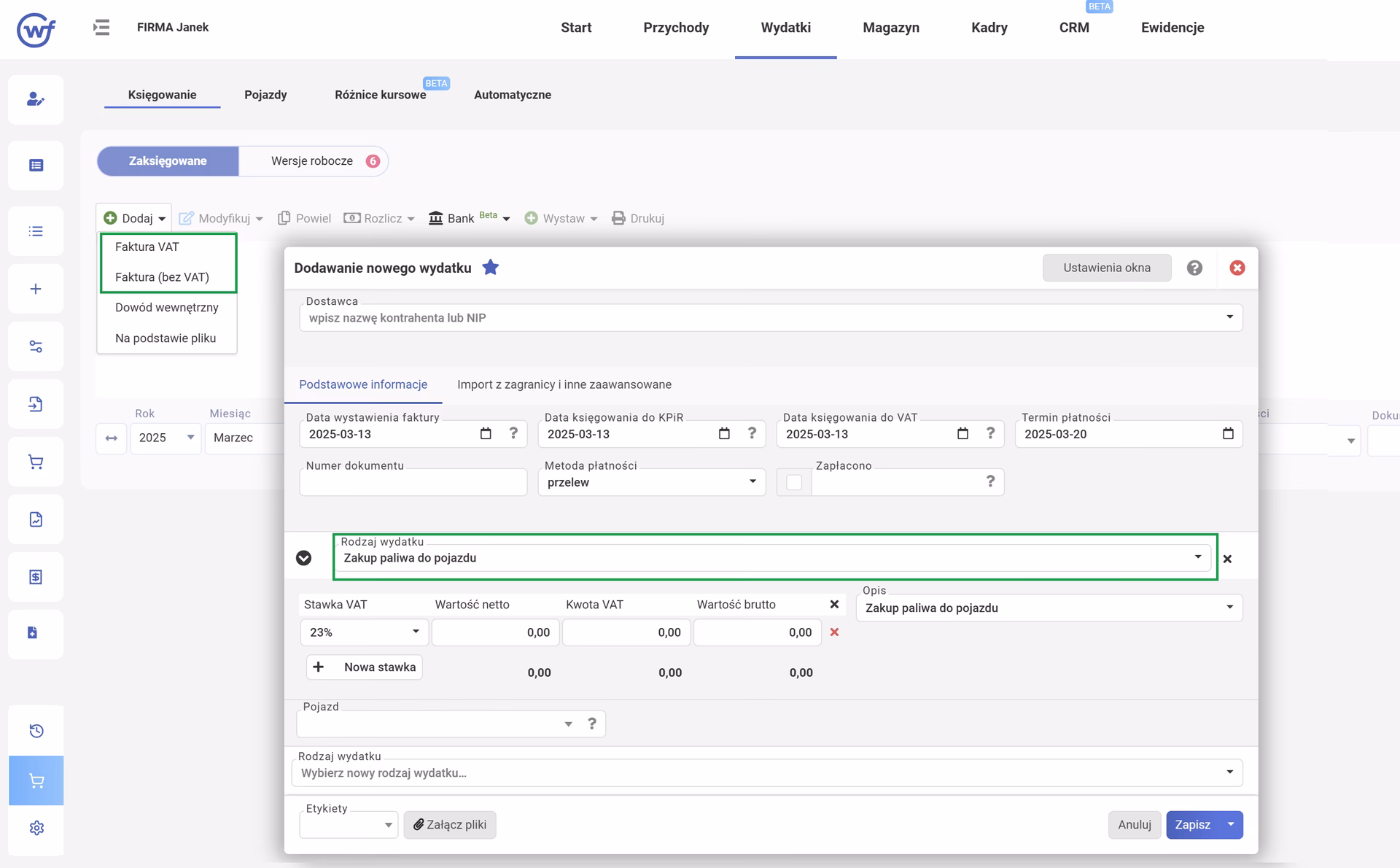 Jak rozliczać używanie samochodu prywatnego do celów służbowych?