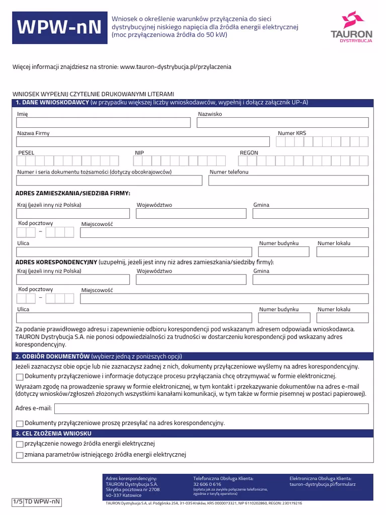 Co to jest druk OST Tauron?