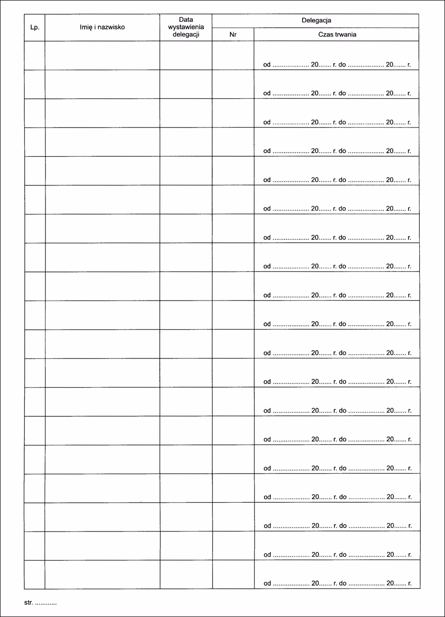 Czy delegacja sędziowska jest dokumentem księgowym?