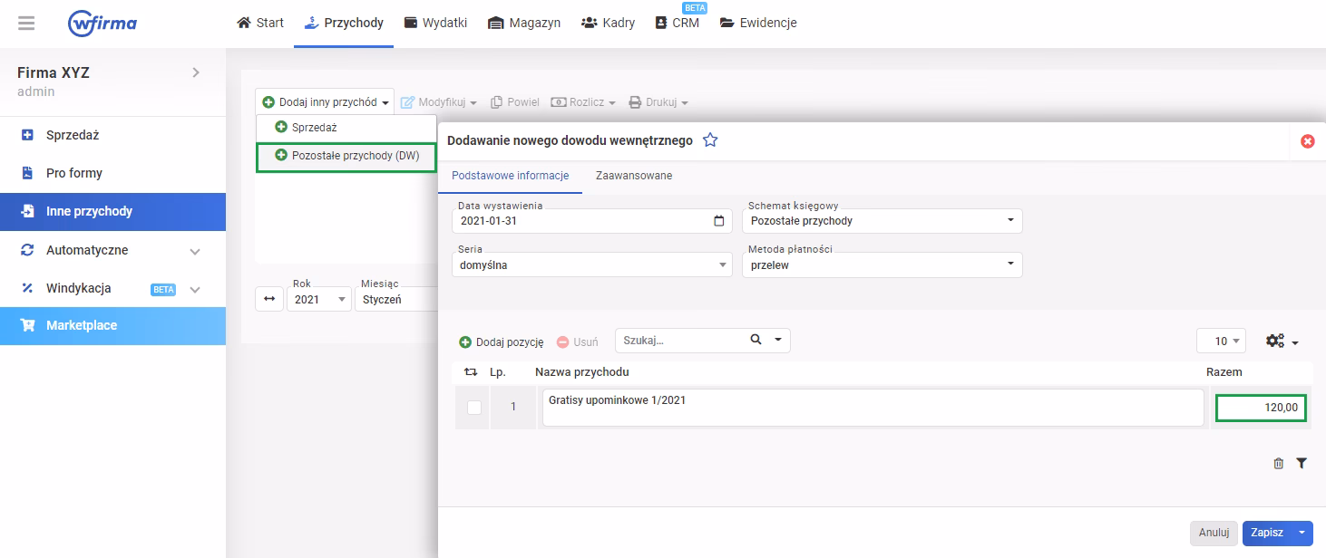 Jak zaksięgować darmowy towar otrzymany w gratisie?