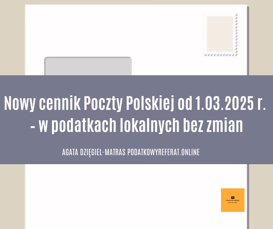 Jak zaksięgować opłatę pocztową?