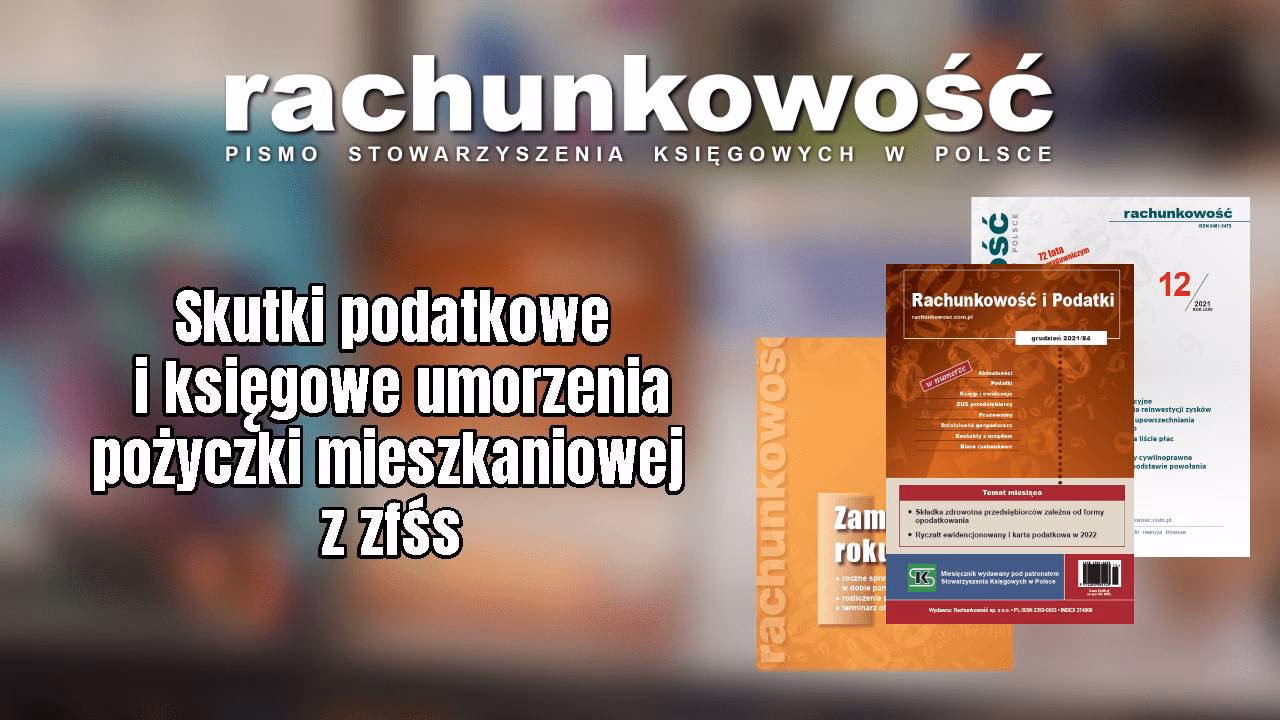 Jaki jest zapis księgowy w przypadku umorzenia pożyczki?