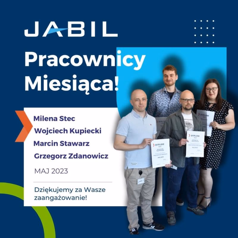 Ilu pracowników zatrudnia Jabil?
