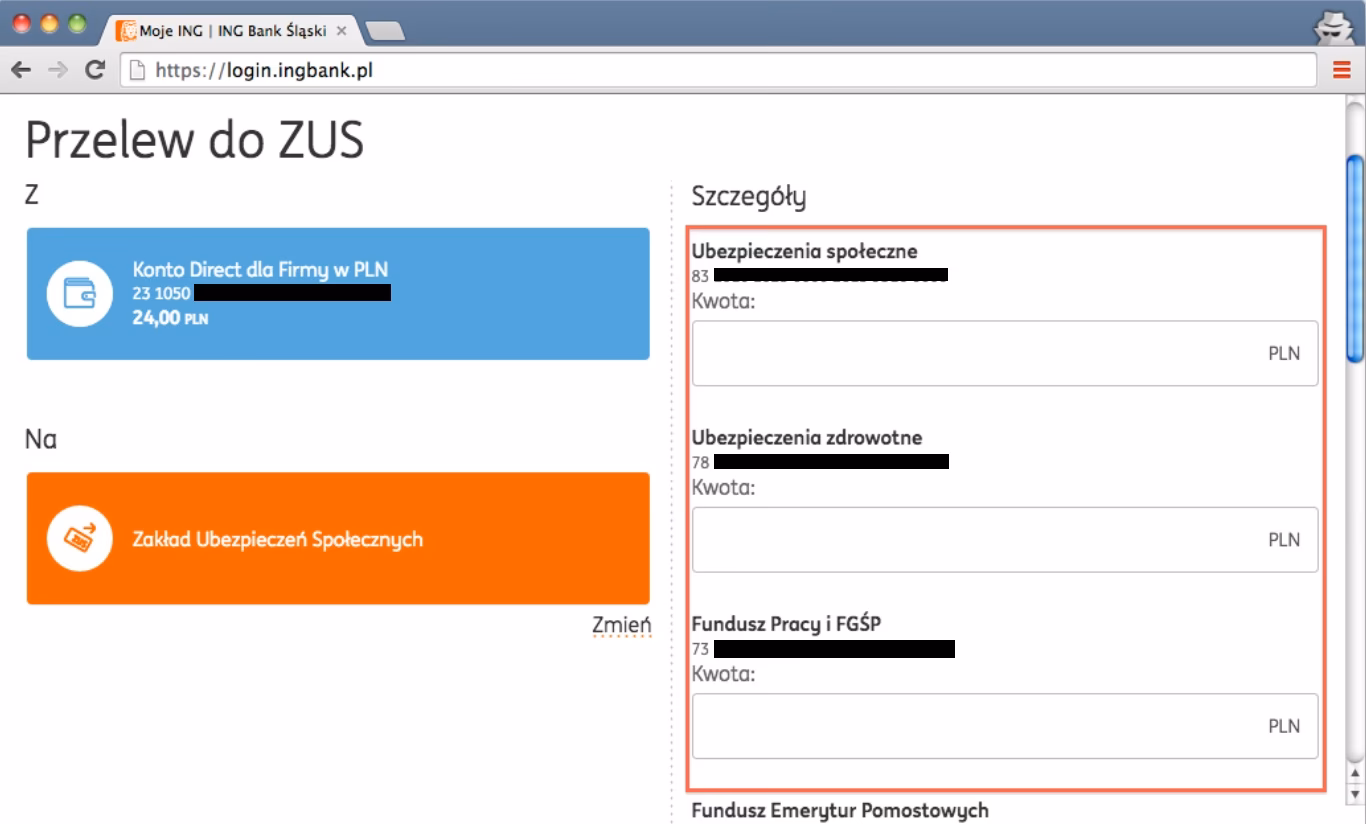 Jak wykonać przelew do US?