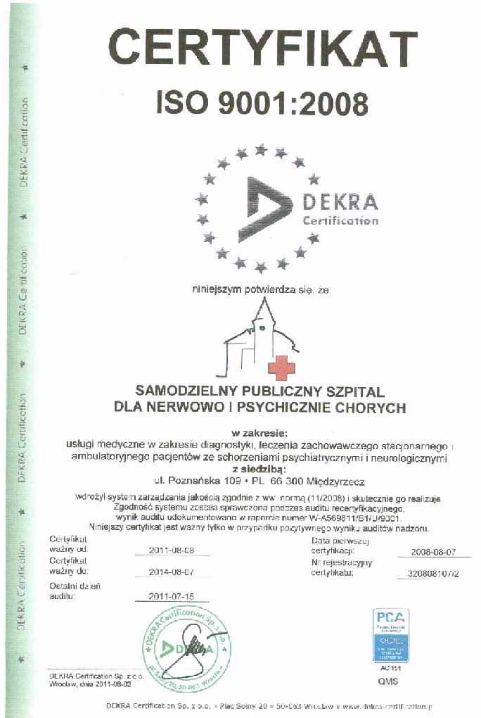 Jakie są 4 normy ISO?