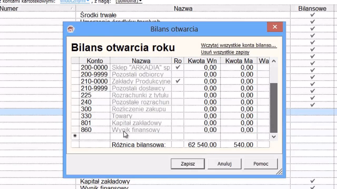 Jak dodać konto rozrachunkowe w rewizorze?