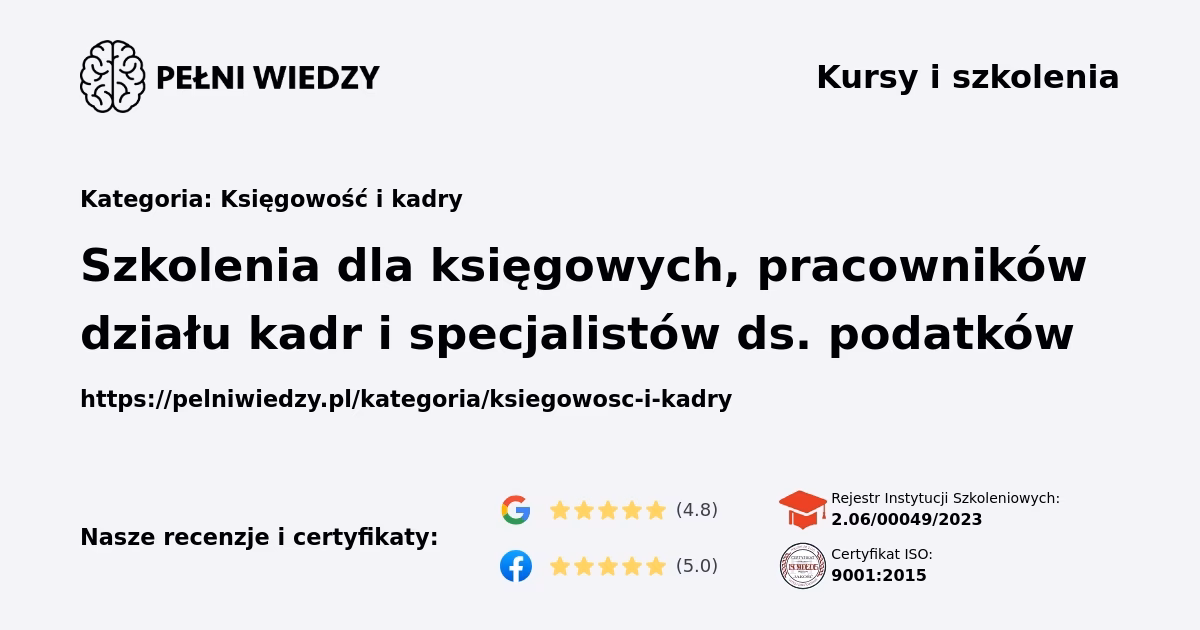Ile kosztuje kurs na kadrowa?
