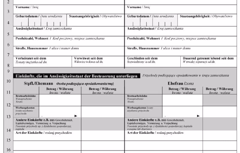 Jak sprawdzić ile mam zwrotu podatku z Niemiec?