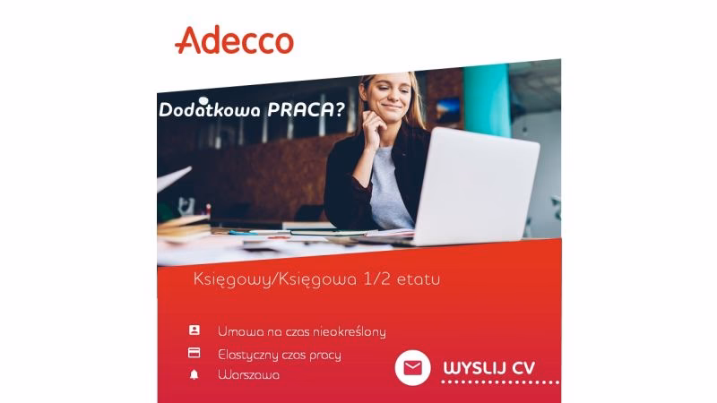 Ile zarabia księgowa na pół etatu?