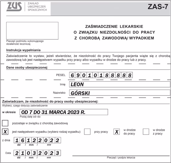 Czy zaświadczenie lekarskie jest ważne u innego pracodawcy?