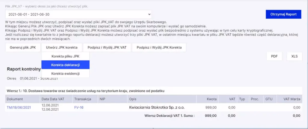 Jak zrobić korektę stawki VAT?