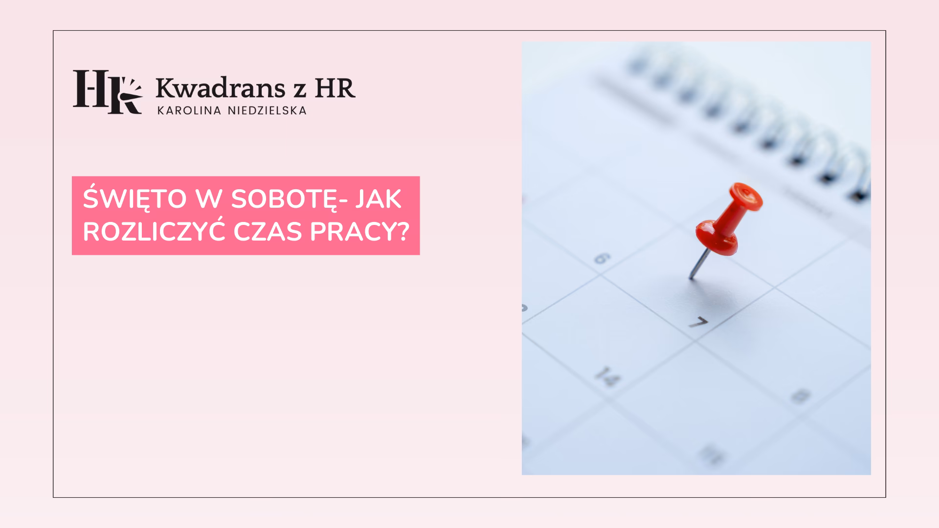 Jak ewidencjonować dzień wolny za święto w sobotę?