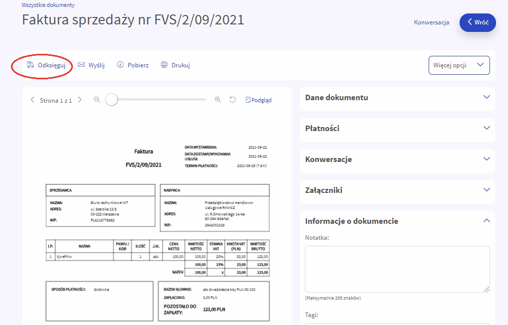 Jak obliczyć sp w księgowości?