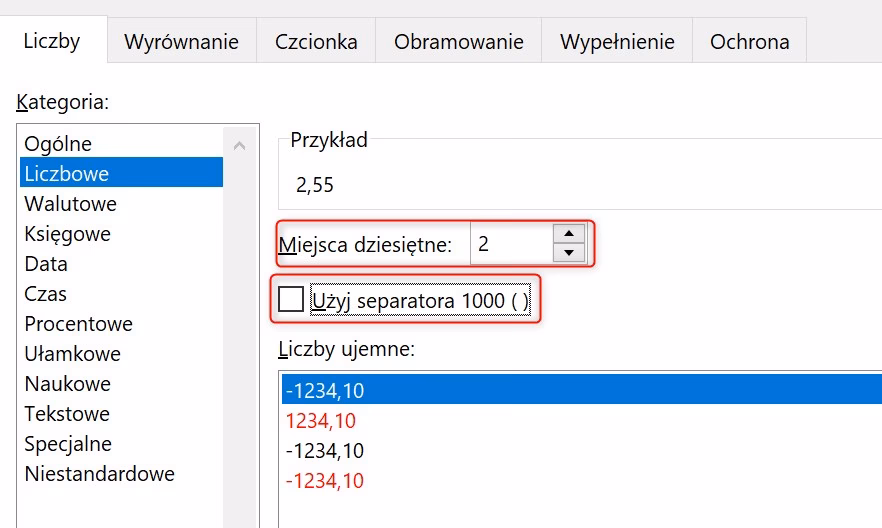 Która wstążka ma formatowanie liczb w programie Excel?