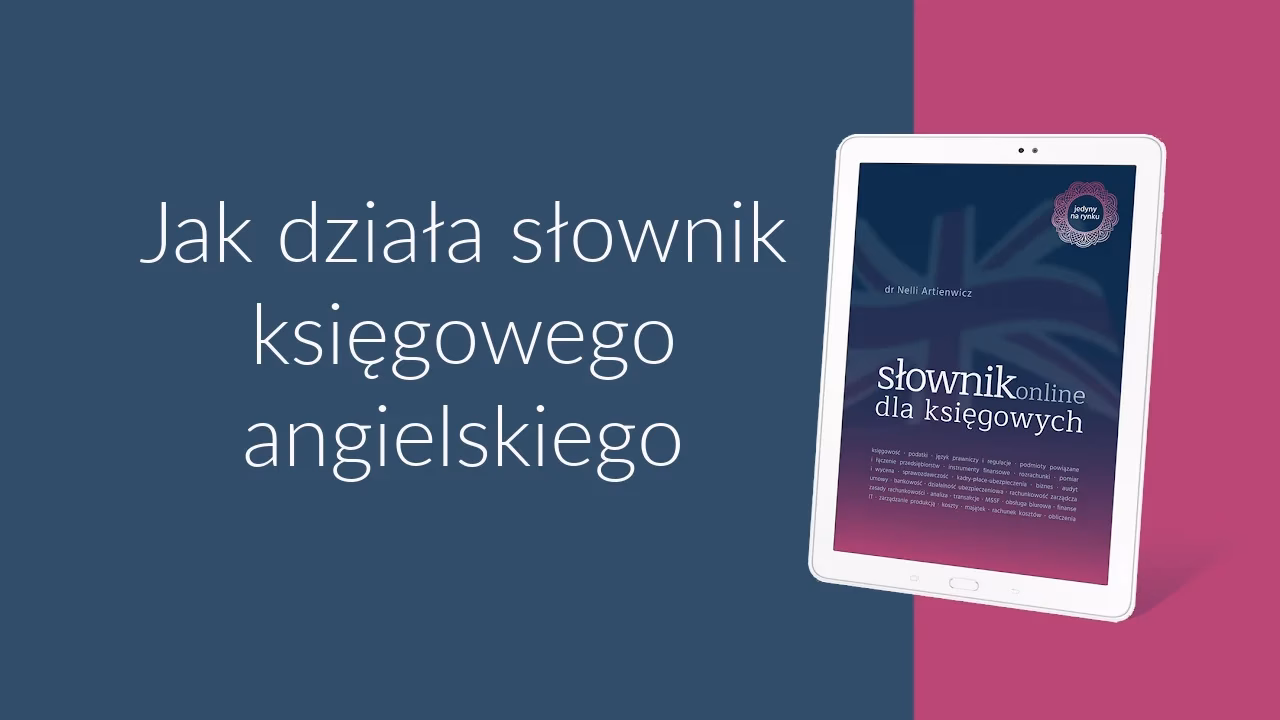 Co oznacza słowo księgowy?