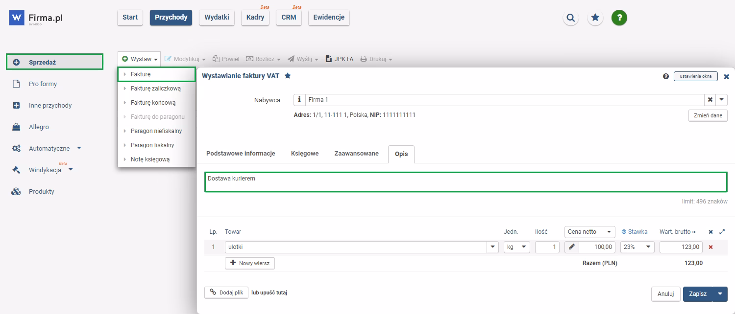 Jak zapisać kwoty słownie?