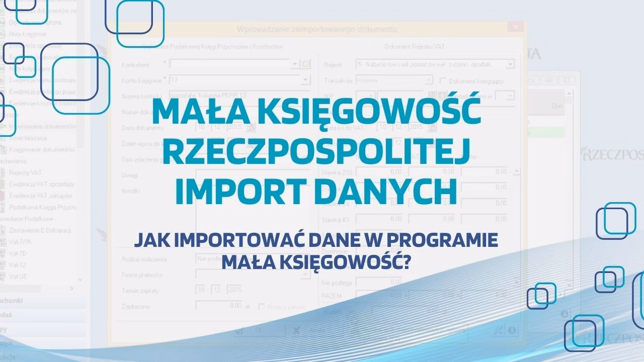 Jak zaimportować dane do płatnika?