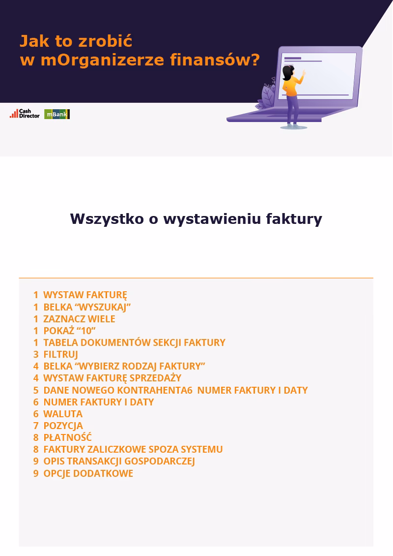 Jak wystawić faktury w mBanku?