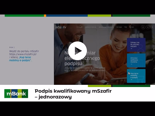 Jak podpisać dokument elektronicznie w mBanku?