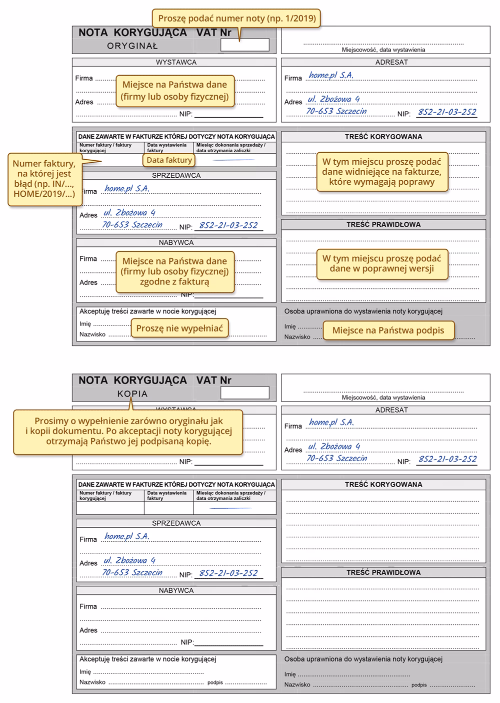 Kiedy należy wystawić notę księgową, a kiedy fakturę korygującą?