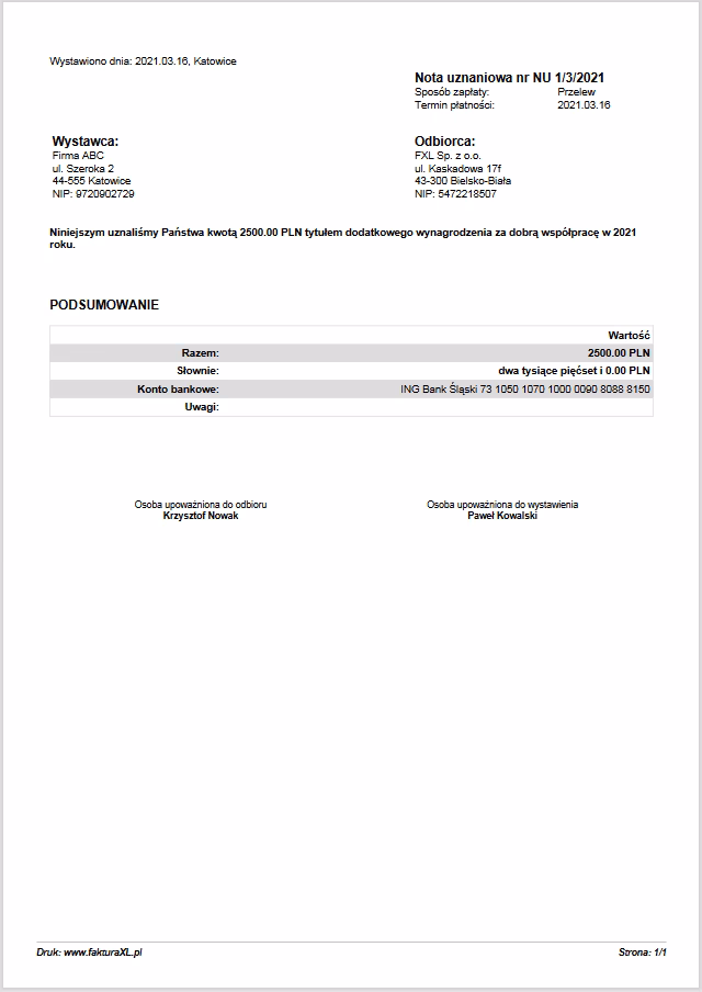 Co to jest kwota uznaniowa i ile wynosi?