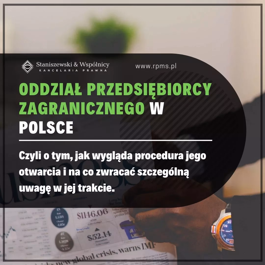 Czy oddział przedsiębiorcy zagranicznego sporządza sprawozdanie z działalności?