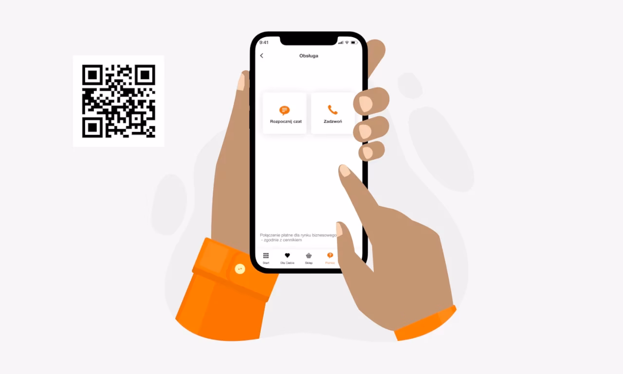 Jak skontaktować się z Orange z zagranicy?