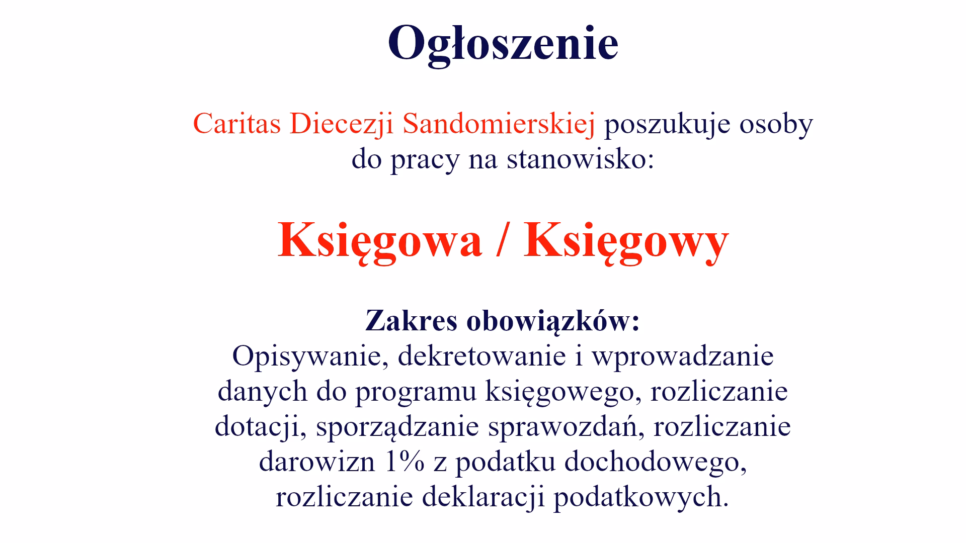 Czy Caritas odprowadza podatki?