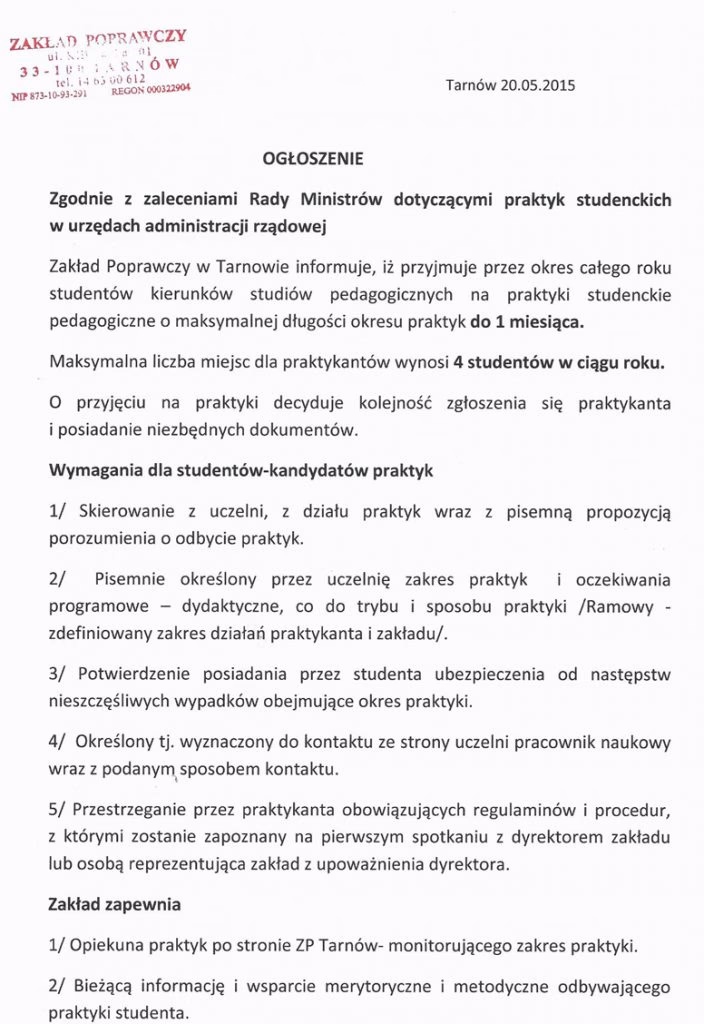 Co należy napisać w sprawozdaniu z praktyk studenckich?