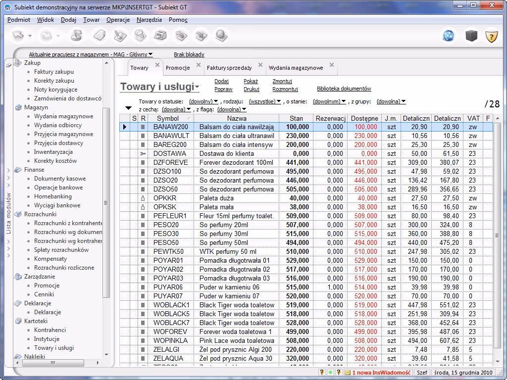 Jak zrobić magazyn w subiekcie?